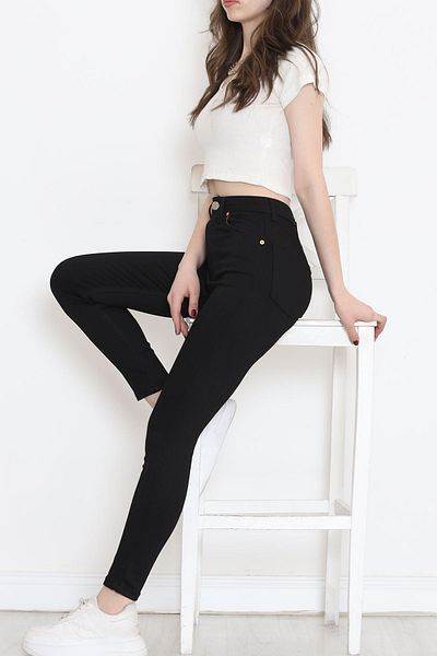 Afillix Concept Blugi negri skinny - 18232.1431