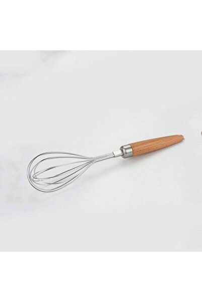 Transformacion Ahşap Saplı Çelik Çırpıcı - Yumurta ve Sos Çırpıcı, Mutfak Çırpıcısı, Çırpma Teli 721639