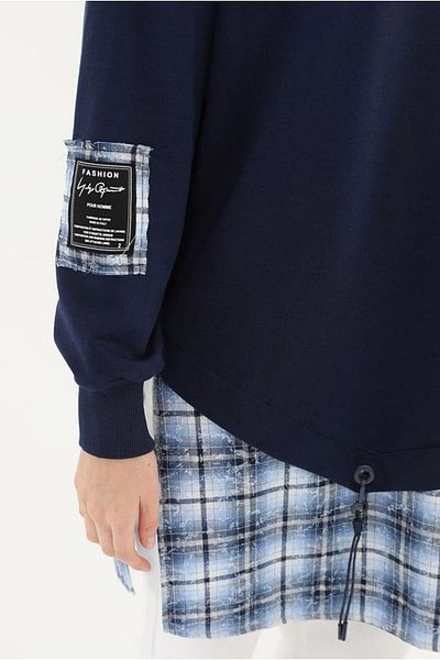 Moda Rosa 25K4429 - Dark Blue - Sweat with Details