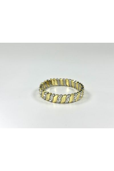 Store 316L Steel Stone Gold Tarnish Bracelet