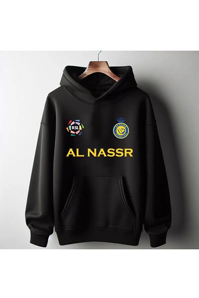 Pisa Art AL NASSR RSL ΜΠΡΟΣΤΙΝΟ ΜΕΣΑΙΟ ΚΕΙΜΕΝΟ ΕΙΔΙΚΟ ΣΧΕΔΙΟ UNISEX ΦΟΥΤΕΡΦΟΡΤΕΣ ΑΠΟ ΣΤΟΧΑΣΤΕΣ