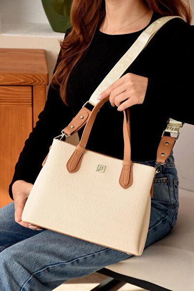 Just Polo حقيبة يد وكتف نسائية منقوشة للموسم الجديد 234113 MH