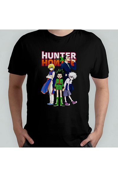 Pixxa Μπλουζάκι Hunter X Hunter Crew Neck 100% βαμβακερό - Μοντέλο 1
