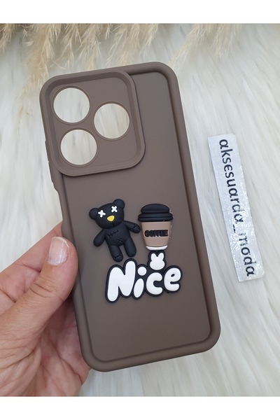 Aksesuarda Moda حافظة سيليكون متوافقة مع TECNO SPARK 10 - SPARK 10C