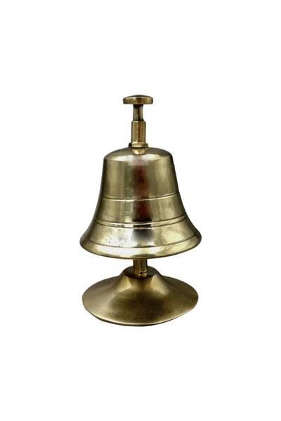 Genel Markalar Danışma Zili N1 Pirinç Döküm Dekoratif Masa Üstü 620Gr Resepsi...