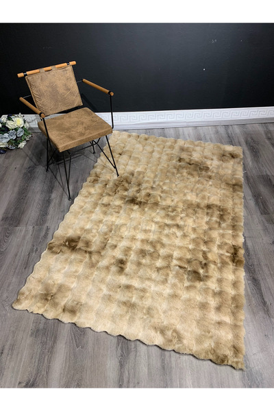 İpek-İpeksim Dekoratif Halı Lüx post halı extra yumuşak bubble halı kilim kay...