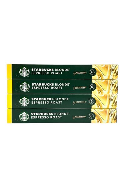 Starbucks Compatible Blonde Espresso Roast Capsule Coffee 4x10 Set