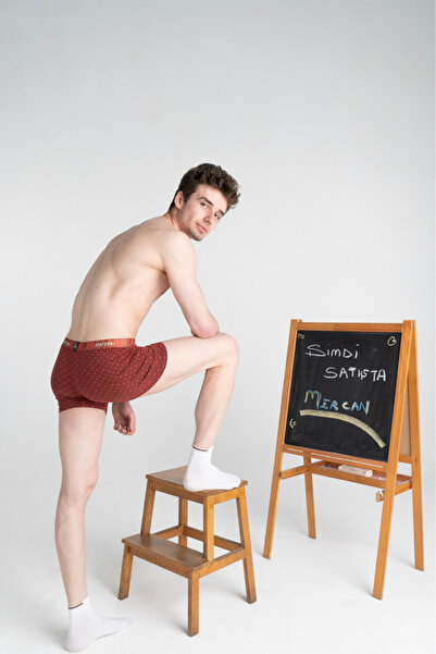 Mercan Value Patterned Lycra Cotton Printed Men's Boxers