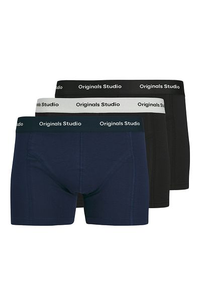 Jack & Jones Jack Jones Jacvesterbro Solid Trunks 3 Πακέτο Noos Ανδρικά Navy Boxers 12272945 -04