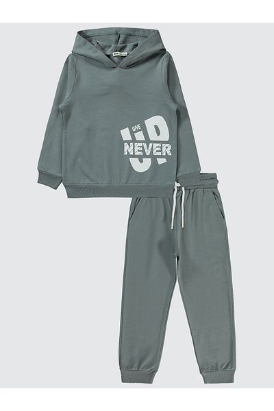 Civil Boys Boys' Tracksuit Set 10-13 Years Smoked