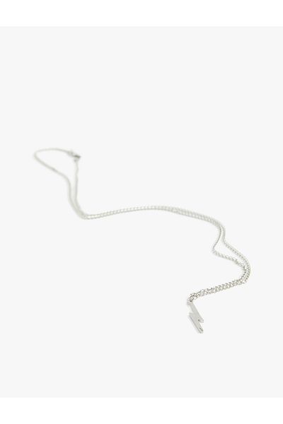 Koton Ended Chain Necklace - Lightning Charm Design