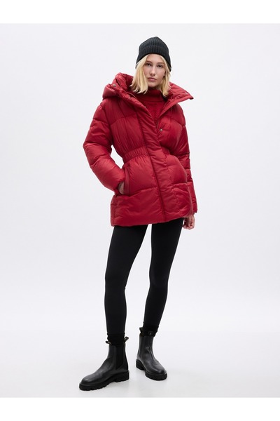 GAP Kadın Kırmızı Big Puff Şişme Mont