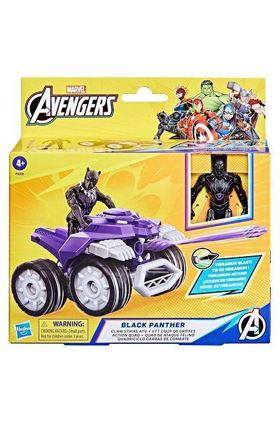 Marvel Epic Hero Series | Black Panther Claw Strike ATV Toy Car Playset with Action Figure