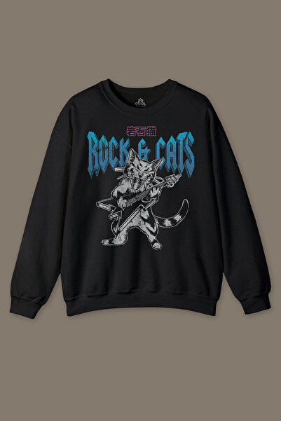 so cool Φούτερ με στάμπα Meowtallica Rock Cat Metallica Guitar Cat