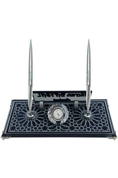 Sentez Masa Üstü İsimlik Selçuklu Yıldızı Desenli Kristal Masa Üstü Isimlik