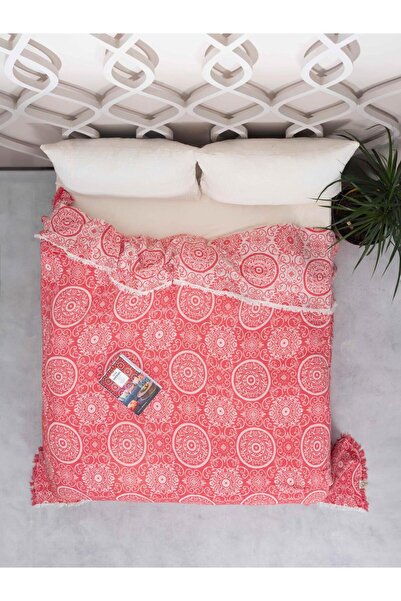 MYLASA HOME Şal Desen Yatak Örtüsü