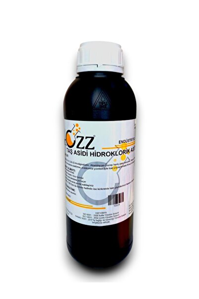 Dr.Ozz Taş Asidi Hidroklorik Asit Endüstriyel Temizlik Maddesi 1 Lt