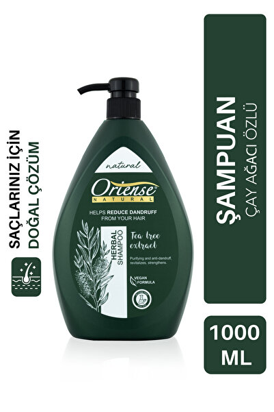 ORİENSE Natural 1000ml Herbal Şampuan Çay Ağacı Özü