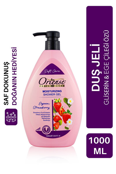 ORİENSE 1000ml Nemlendirici Etkili Duş Jeli Ege Çileği