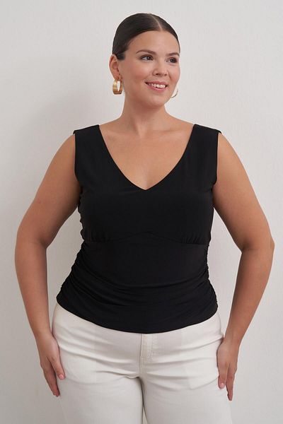 MYLİNE Bluza cu detaliu drapat