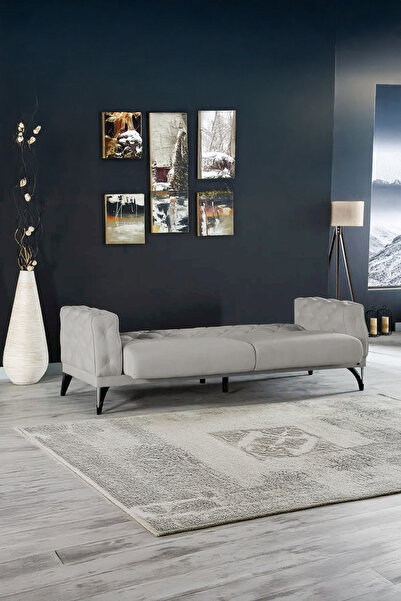 ipek mobilya Argos 3'lü Koltuk ( Açık Gri )