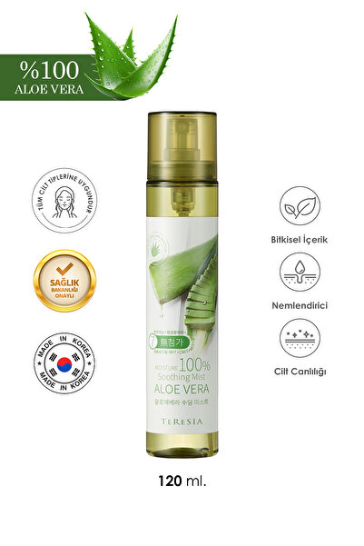 MBL Teresia Aloe Vera Içeren Yatıştırıcı Yüz Spreyi Soothing Mist 120ml