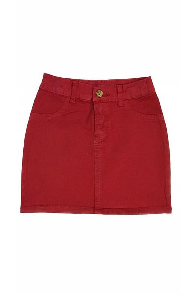 minny max Children's Skirt Red Color Gabardine Fabric 23 April