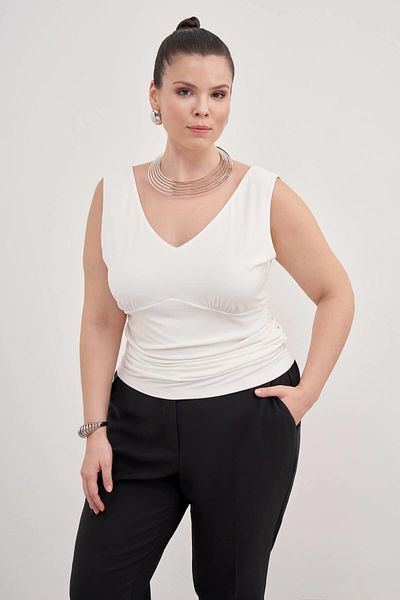 MYLİNE بلوزة مع تفاصيل التراجع