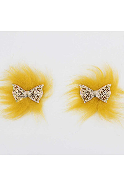 Pukka Kelebekli Patik Süsü(Patik Tokası) No:13-Hardal