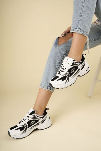 infinite8 Kadın Triko Sneaker Spor Ayakkabı – Hafif Taban, Günlük & Yürüyüş Modeli - SK08