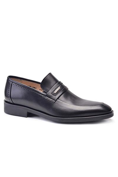 Nevzat Onay Black Casual Genuine Leather Classic Men's Shoes