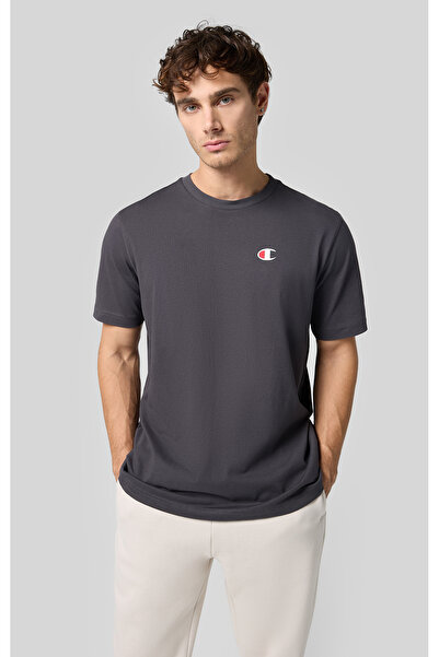 Champion Eco Future Crewneck T-Shirt Organic Cotton Black Men's T-Shirt-220429-Es503