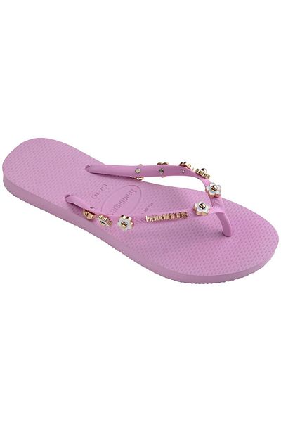 Havaianas Lavender Slim Fit Stylish Slippers