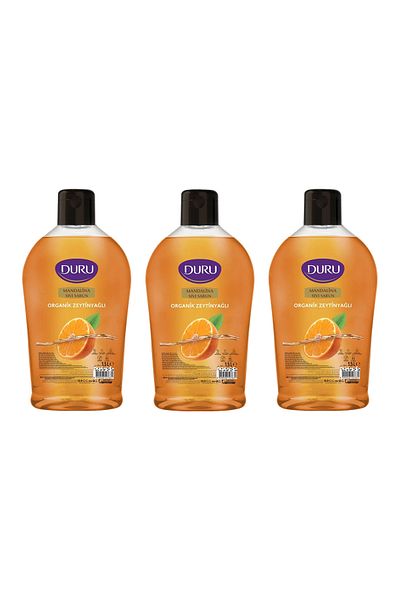 Duru Organic Ingredient Tangerine Liquid Soap 1500 ml 3 Pieces