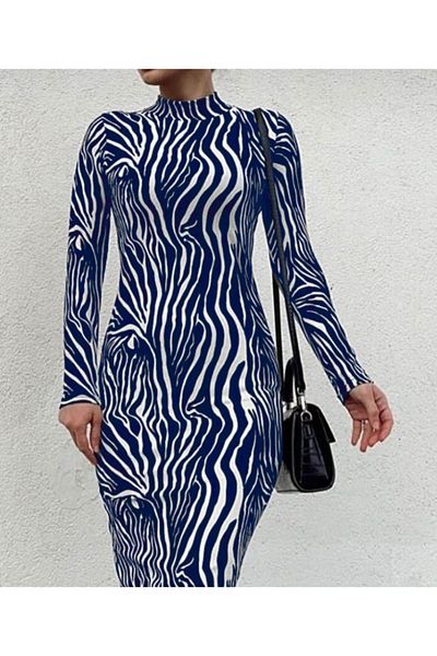 MAREANDPANDA Tiana Women's Long Sleeve Micro Midi Dress