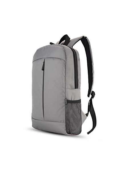 İDABAG حقيبة ظهر للكمبيوتر المحمول مقاومة للماء مقاس 15.6 بوصة من Bacpack Comfort باللون الرمادي