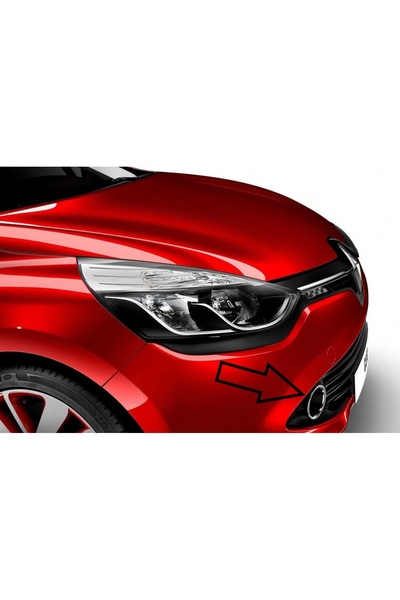 Tunax RENAULT CLİO 4 YUVARLAK SİS FARI ÇERÇEVESİ KROM 2012 2013 2014 2015 201...
