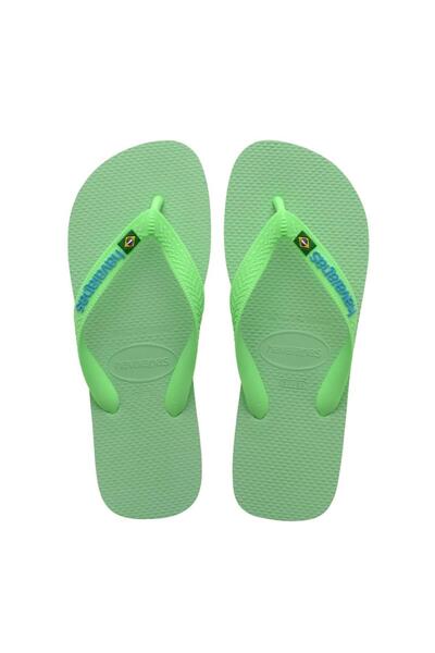 Havaianas Παντόφλες με λογότυπο Βραζιλίας Πράσινες