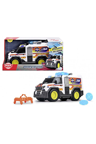 Dickie Toys Işık Ve Ses Efektli Şehir Ambulansı 203306024