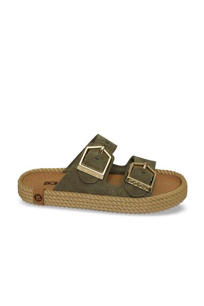 Bohonomad Papuci Sydney Khaki pentru femei