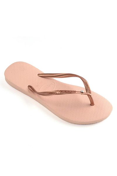 Havaianas Slim Crystal Sw II Slippers - Ballet Rose