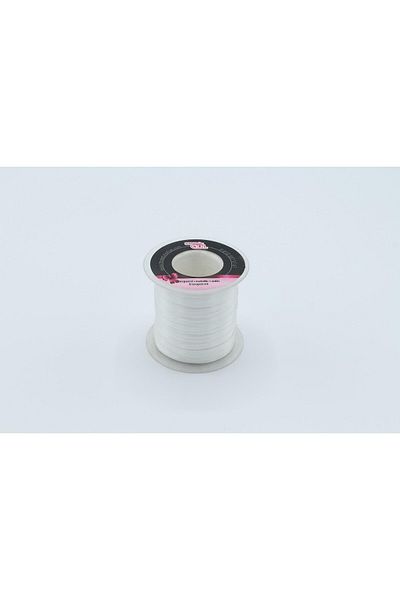 öz-iş Λευκό Σατέν Τριαντάφυλλο - Κορδέλα 3,5mm