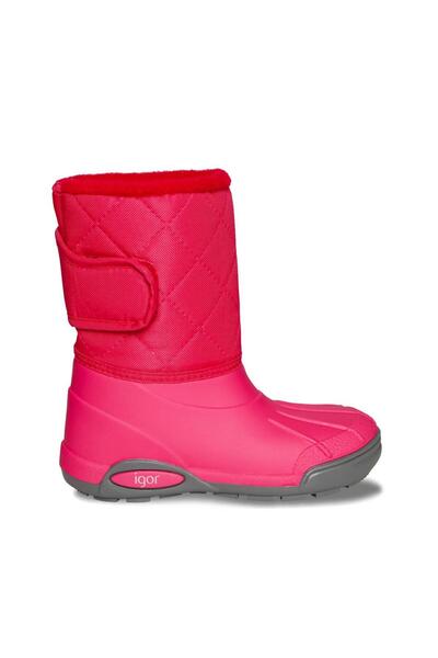 IGOR Topo Ski Nylon Kids Rain Boots - Fuchsia