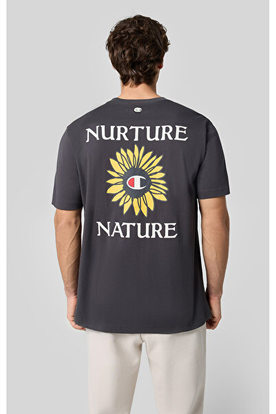 Champion Eco Future Crewneck T-Shirt Organic Cotton Black Men's T-Shirt-220429-Es503