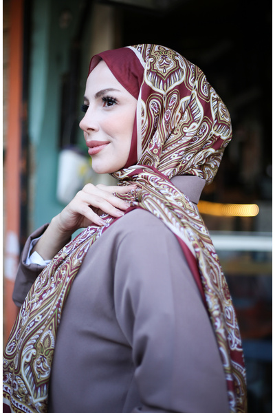 efdal şal eşarp شال قطن هندي بنمط Etros