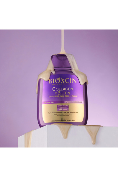 Bioxcin İnce ve Seyrek Saçlar İçin Collagen & Biotin İçeren Saç Bakım Seti (Şampuan - Sıvı Saç Kremi)