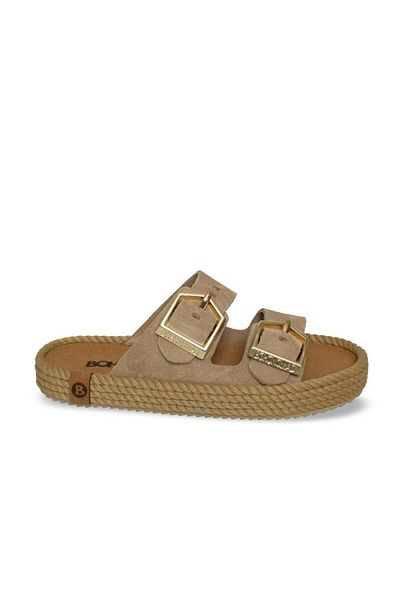 Bohonomad Papuci Sydney Camel pentru femei