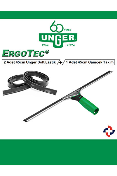 unger Cam Silme Aparatı Camçek 45 Cm - Ergotec 2 Adet 45cm Soft Yedek Lastik ...