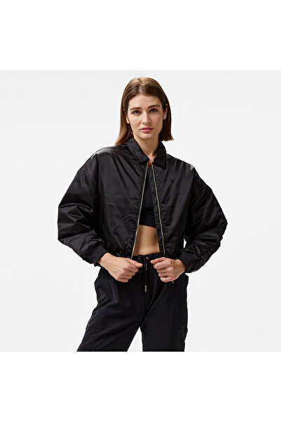 Puma Satin Bomber Kadın Siyah Ceket