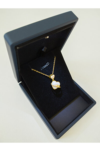 SeyCey.co في صندوق الضوء | قلادة الحظ القلب | فولاذ 316 لتر - غير قابل للتشويه | هدية المرأة